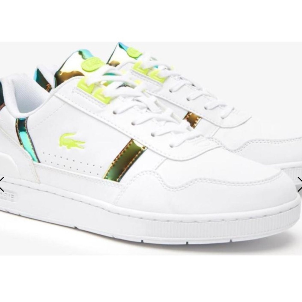 🌞 3 for $15 Lacoste Sneakers with Neon and Metallic Details/ junior 4/ HostPick